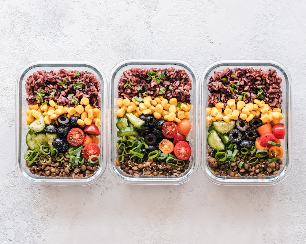 Man preparing healthy meals